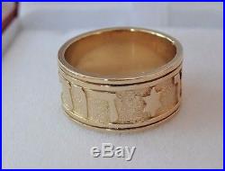 James Avery 14k gold Song of Solomon Lady's Hebrew Ring Size 8