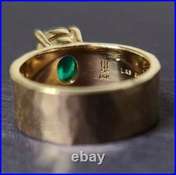 James Avery 14kt. Emerald Julietta Ring Size 4.5