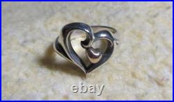 James Avery 14kt Gold & 925 Sterling Silver Joy Of My Heart Ring Size 7 James Avery 14kt Gold & 925 Sterling Silver Joy Of My Heart Ring Size 7