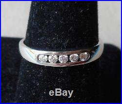James Avery 18K Palladium White Gold Diamond Debra Ring Size 8 1/4