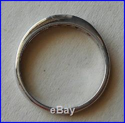 James Avery 18K Palladium White Gold Diamond Debra Ring Size 8 1/4