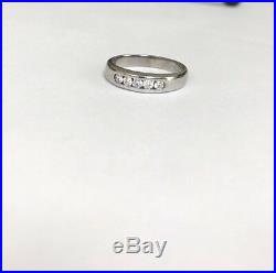 James Avery 18K White Gold Debra Diamond. 15 Ring, Size 5, 3.5g, RETAIL$850