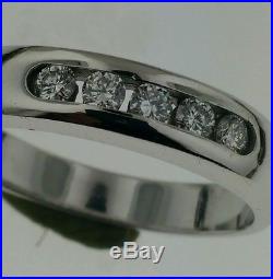 James Avery 18K White Gold Debra Diamond Band Size 5 List Price $850 4mm
