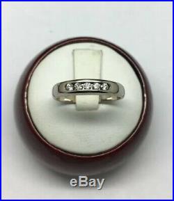 James Avery 18K White Gold Debra Diamond Ring Size 7