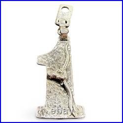 James Avery 1989 Sterling Silver Longhorn Steer Keychain Pendant Retired