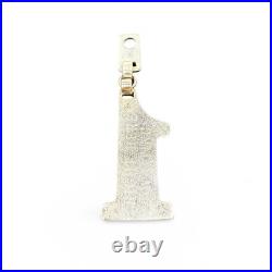 James Avery 1989 Sterling Silver Longhorn Steer Keychain Pendant Retired