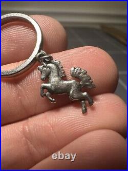 James Avery 3-D Unicorn Retired Charm Dangle Ring Silver 925 Size 5.25