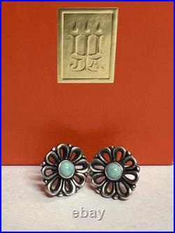 James Avery 4Piece De Flores Turquoise Pendant/Earrings/Bracelet/Ring Set