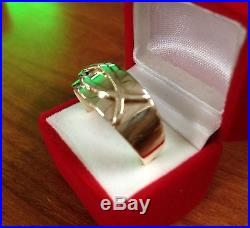 James Avery 7.4 Grams Solid 14k Yellow Gold Wide Fish Ring Size 12