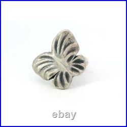 James Avery 925 Sterling Silver 22.3mm Solid Butterfly Ring Size 6.25 Retired