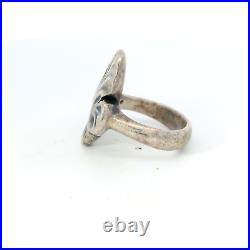 James Avery 925 Sterling Silver 22.3mm Solid Butterfly Ring Size 6.25 Retired