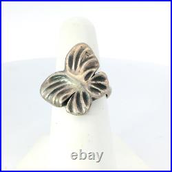 James Avery 925 Sterling Silver 22.3mm Solid Butterfly Ring Size 6.25 Retired