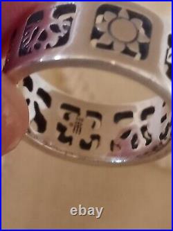 James Avery 925 Sterling Silver 4 Seasons Retired Etched Ring Band Size 6