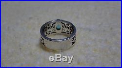James Avery 925 Sterling Silver Adoree Ring With Blue Topaz Size 7.0