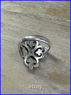 James Avery 925 Sterling Silver Adorned Hearts Ring Size 7.5 James Avery 925 Sterling Silver Adorned Hearts Ring Size 7.5
