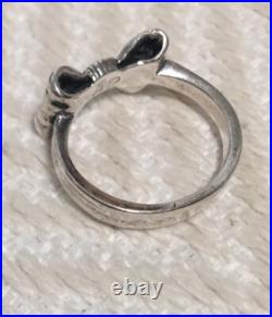 James Avery 925 Sterling Silver Bow Ring Size 6.5
