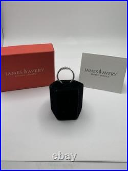 James Avery 925 Sterling Silver Double Heart To Heart Ring Size 6 Retired