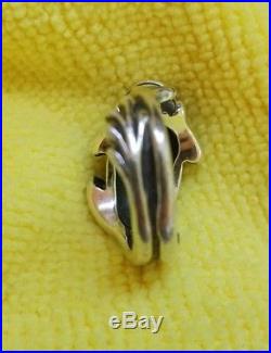 James Avery 925 Sterling Silver Frog Wrap Band Ring Size 6.5 Super Rare Retired