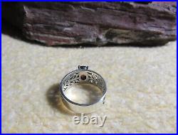 James Avery 925 Sterling Silver Garnet Adoree Gemstone Ring Size 10