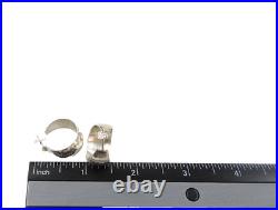James Avery 925 Sterling Silver Hammered Wide Tapered Hoop Earrings Jewelry