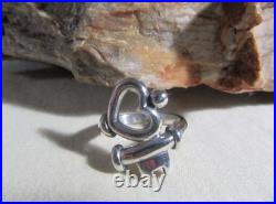 James Avery 925 Sterling Silver Key To My Heart Ring Size 9.5