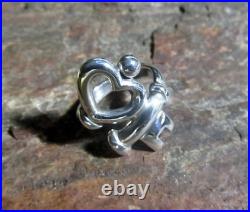James Avery 925 Sterling Silver Key To My Heart Ring Size 9.5