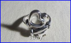James Avery 925 Sterling Silver Key To My Heart Ring Size 9.5