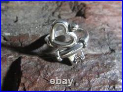James Avery 925 Sterling Silver Key To My Heart Ring Size 9.5