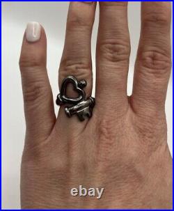 James Avery 925 Sterling Silver Key to My Heart Ring Size 5