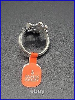 James Avery 925 Sterling Silver Key to My Heart Ring Size 8