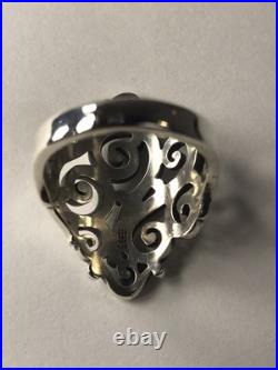 James Avery 925 Sterling Silver Long Sorrento Ring Size Size 8.5