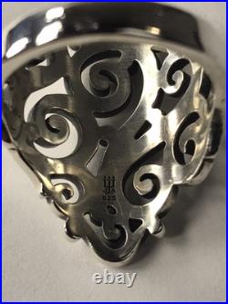 James Avery 925 Sterling Silver Long Sorrento Ring Size Size 8.5