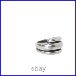 James Avery 925 Sterling Silver Modernist Puffy Dome Wrap Ring Retired Size 6