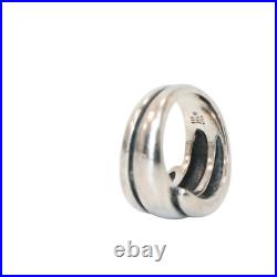 James Avery 925 Sterling Silver Modernist Puffy Dome Wrap Ring Retired Size 6