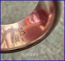 James Avery 925 Sterling Silver Polished Hammered Ring Size 6 (pap002960)