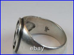 James Avery 925 Sterling Silver Raised Fleuree Cross Ring Size 10