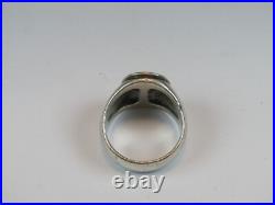 James Avery 925 Sterling Silver Raised Fleuree Cross Ring Size 10