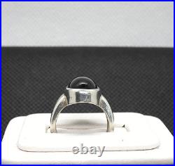 James Avery 925 Sterling Silver Retired Black Onyx Oval Ring Size 6.5 Jewelry