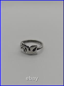 James Avery. 925 Sterling Silver Retired'La Paloma Dove' Ring, Size 5.75