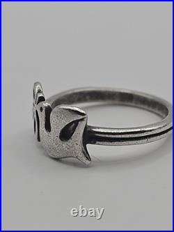 James Avery. 925 Sterling Silver Retired'La Paloma Dove' Ring, Size 5.75 James Avery. 925 Sterling Silver Retired'La Paloma Dove' Ring, Size 5.75