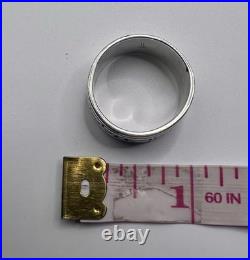 James Avery 925 Sterling Silver Scripture of Ruth Retired wedding ring Size 10.5