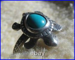 James Avery 925 Sterling Silver Turtle Gemstone Ring Size 10