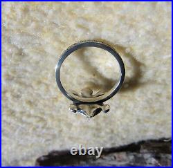 James Avery 925 Sterling Silver Turtle Gemstone Ring Size 10
