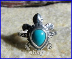 James Avery 925 Sterling Silver Turtle Gemstone Ring Size 10