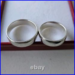 James Avery 925 Sterling Silver Wide Athena Wedding Band Set Rings Size 7.5 & 11