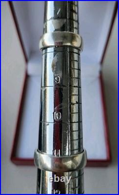 James Avery 925 Sterling Silver Wide Athena Wedding Band Set Rings Size 7.5 & 11