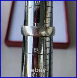 James Avery 925 Sterling Silver Wide Athena Wedding Band Set Rings Size 7.5 & 11