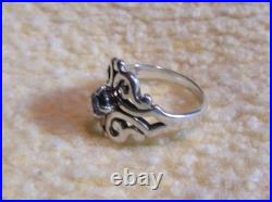 James Avery 925 Sterling Spanish Lace Birthstone Blue Topaz Ring Size 8 James Avery 925 Sterling Spanish Lace Birthstone Blue Topaz Ring Size 8