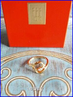 James Avery ADAGIO 14K Gold Diamond Ring Retired size 6.5 RETIRED