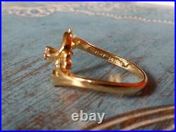 James Avery ADAGIO 14K Gold Diamond Ring Retired size 6.5 RETIRED